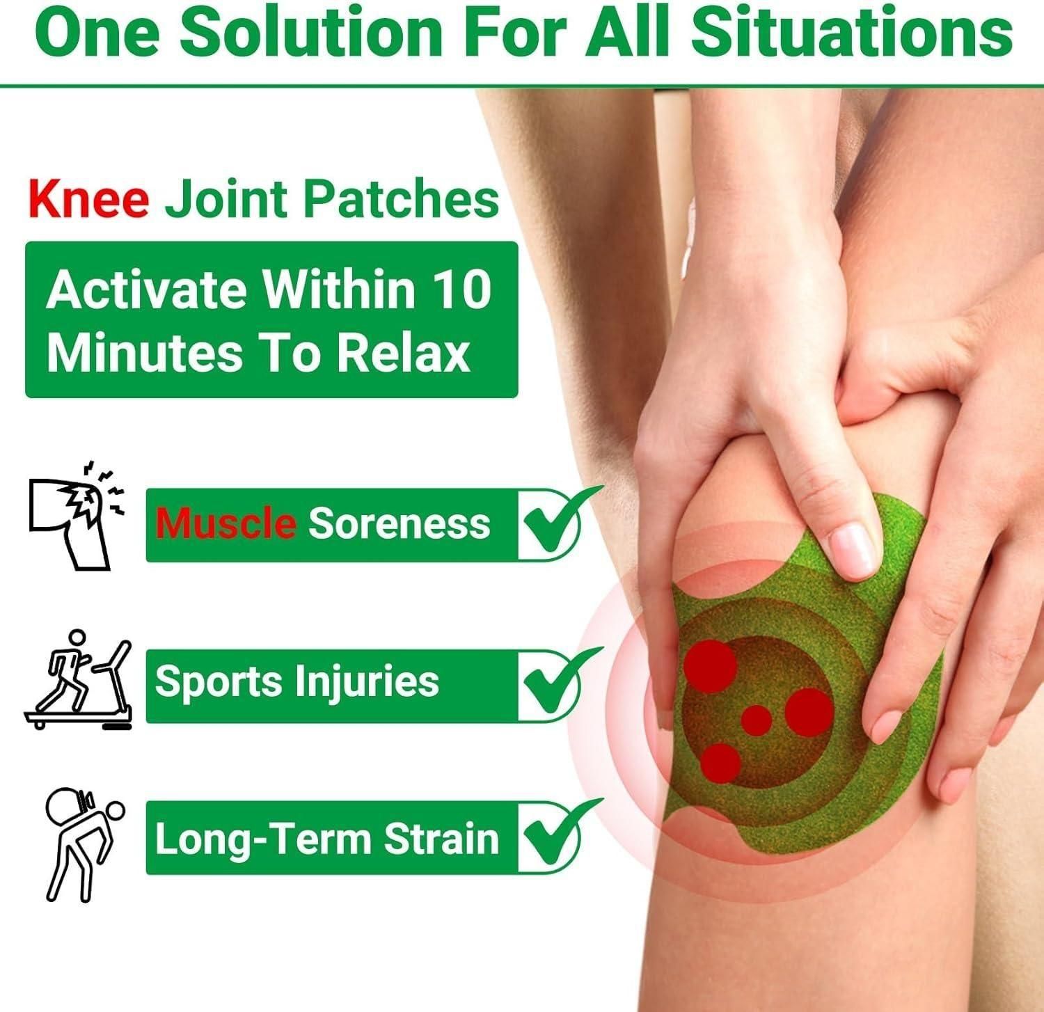 🔥 Self-Heating Knee Pain Relief Patches