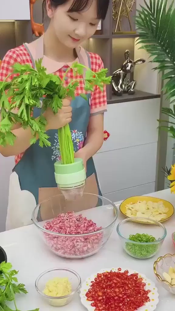 🥕 4-in-1 Portable Electric Vegetable Cutter Set